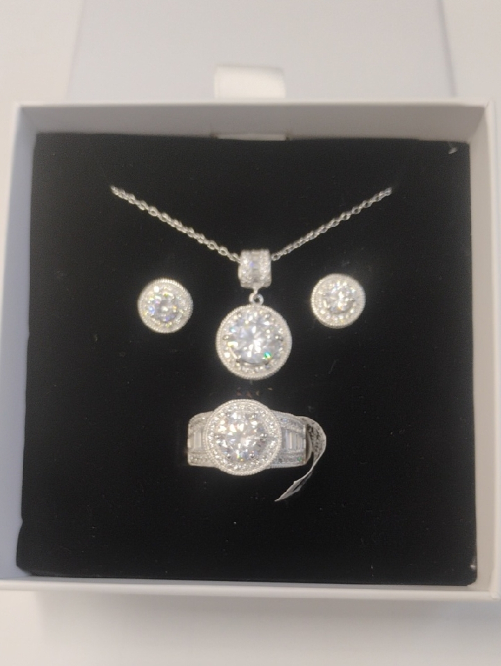 Moissanite Jewelry Set